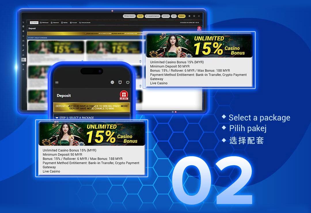 A9PLAY Sign Up Deposit Step Screenshot 2